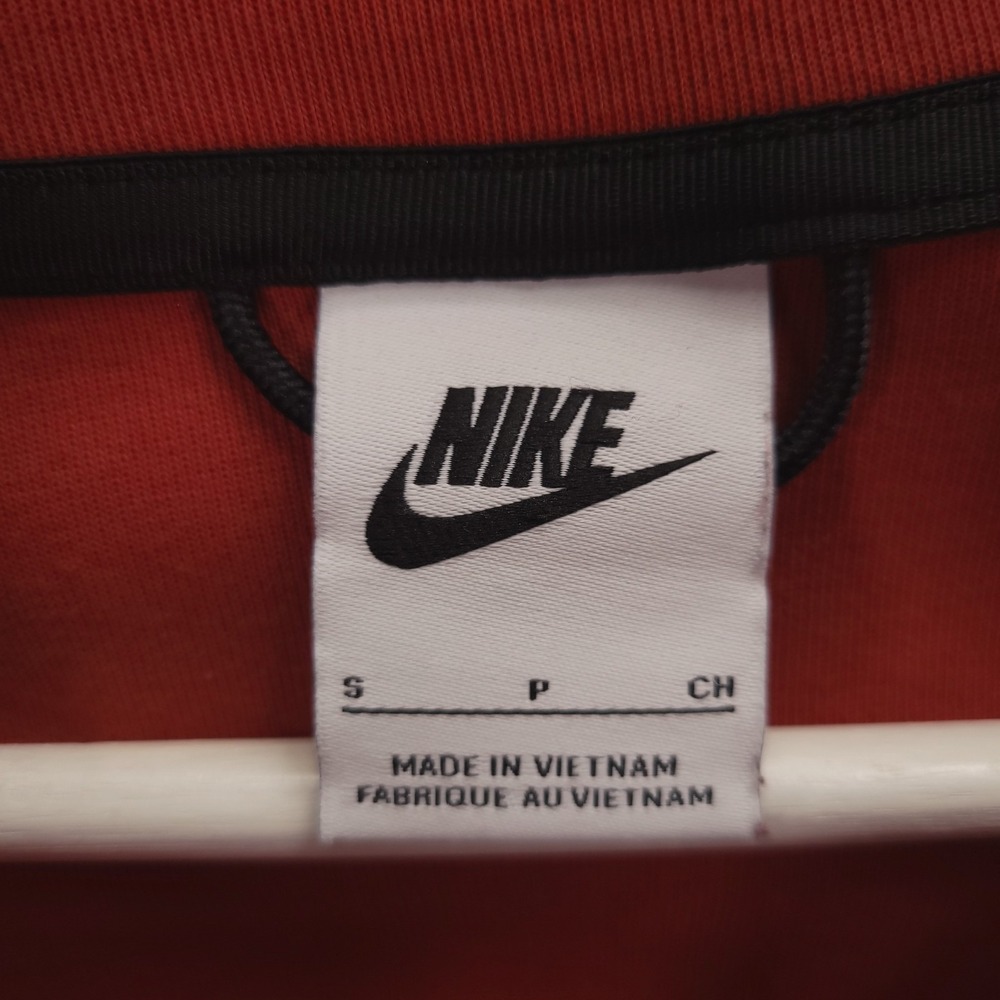 NIKE Sweatsuit Size SMALL Orange Tech Fleece Windrunner w/ Jogger Set - Picture 7 of 16